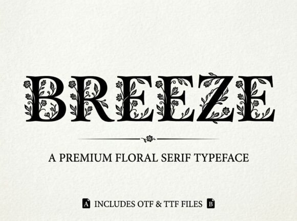 Breeze: A Bold Display Font for Impactful Visual Design