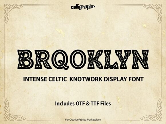 Brooklyn: A Bold Display Typeface for Impactful Design