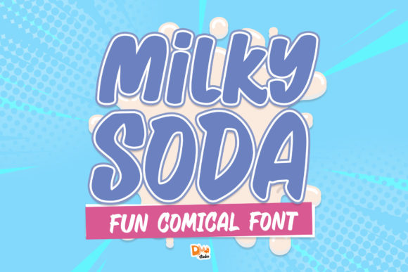 Milky Soda: A Playful Font for Creative Design