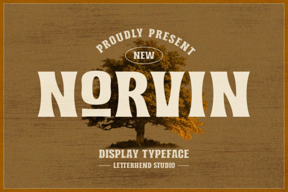 Norvin: A Vintage Display Font for Modern Design