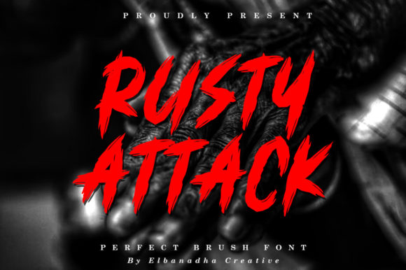 Rusty Attack: A Quirky Font for Modern Design