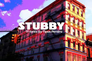 Stubby: The Sweet and Charming Display Font for Relaxed Designs
