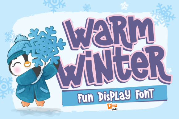 Warm Winter: A Playful Font for Creative Projects